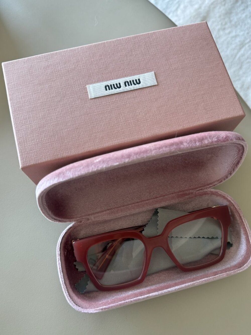 Miu Miu Eyewear Square-Frame Glasses